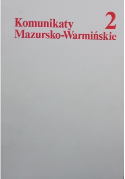 Komunikaty Mazursko Warmińskie 2