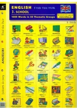 English. Find the pair. School