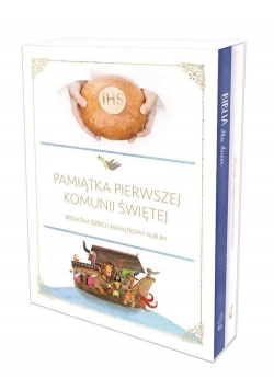 Komunijny Biblia + Pamiątka I Komunii Świętej
