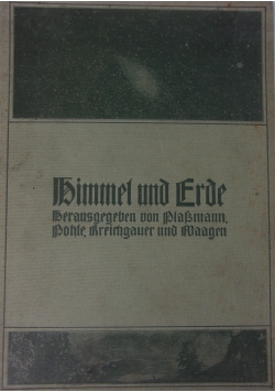 Himmel und Erde, t. 4, ok 1900 r.