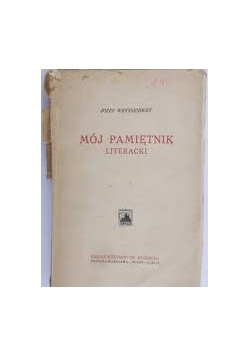 Mój pamiętnik literacki, 1925r