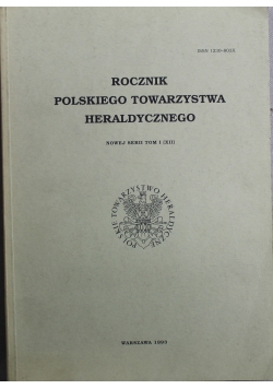 Rocznik Polskiego Towarzystwa Heraldycznego tom I