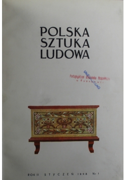 Polska Sztuka Ludowa 12 Numerów 1948 r