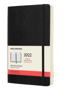 Kalendarz 2022 dzienny 12ML czarny
