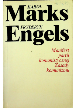 Manifest partii komunistycznej Zasady komunizmu