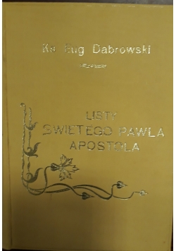 Listy Świętego Pawła Apostoła