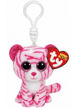 Beanie Boos Asia - Biało-różowy Tygrys brelok