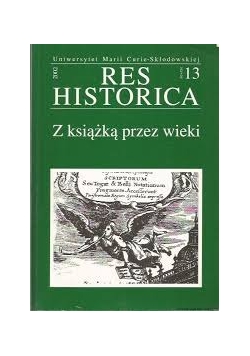 Res Historica. Zeszyt 13