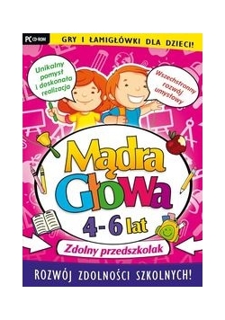 Mądra Głowa 4-6 lat Zdolny przedszkolak, CD-ROM