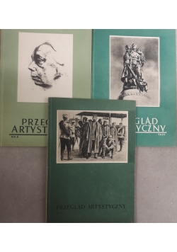 Przegląd artystyczny 3 książki