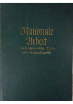 Nationale arbeit, 1915 r.