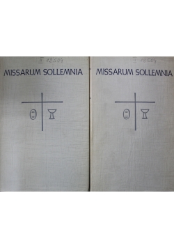 Missarum Sollemnia Tom I i II