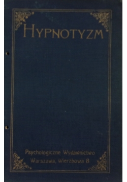 Hypnotyzm, 1908 r.