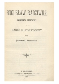 Szkic historyczny, 1878r.
