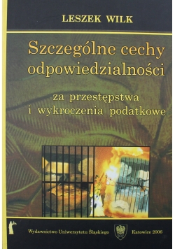 Szczególne cechy odpowiedzialności