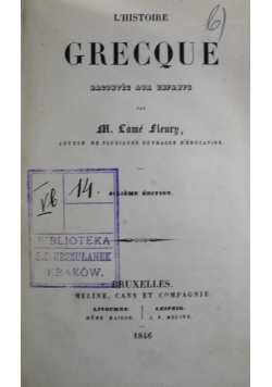 Lhistoire Grecque 1846 r