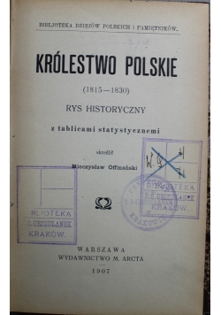 Królestwo Polskie Rys Historyczny 1907 r