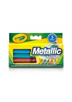 Markery Metaliczne 5 sztuk CRAYOLA