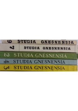 Studia Gnesnensia, zestaw 5 książek