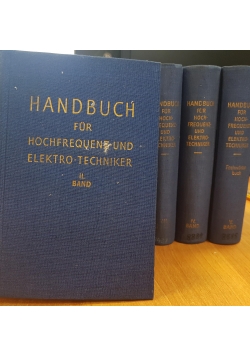 Handbuch für Hochfrequenz und elektrotechniker, 8 tomów