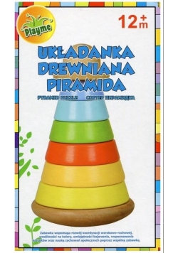 Drewniana układanka piramida