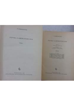 Fizyka laboratoryjna, Tom I -II