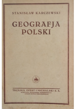 Geografja Polski .1930 r.