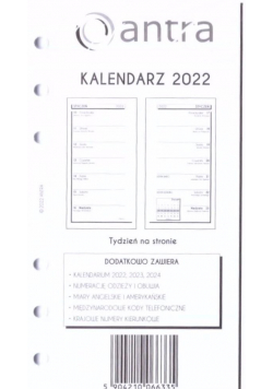 Kalendarz 2022 wkład B6 ST/TNS