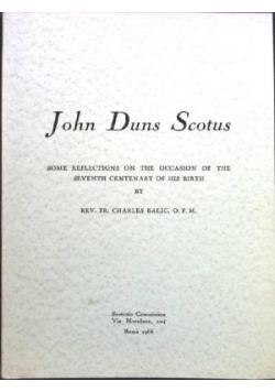 John Duns Scotus
