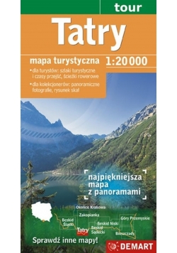 Tatry mapa turystyczna 1:20 000