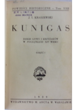 Kunigas. Część I, 1929 r.