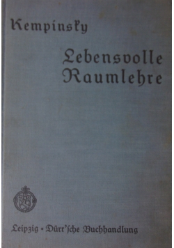 Lebensoolle Raumlebre,1931r.