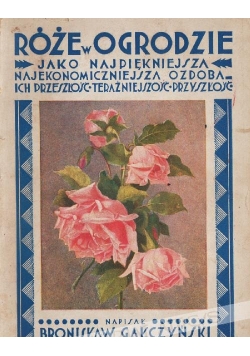 Róże w ogrodzie, 1927r.