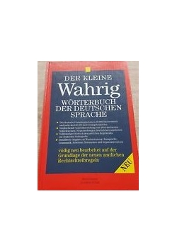 Der Kleine Wahring, Worterbuch der Deutschen Sprache