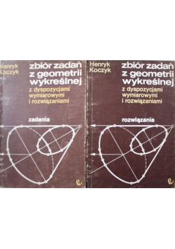Zbiór zadań z geometrii wykreślnej 2 książki