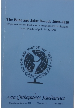 The Bone and Joint Decade 2000-2010