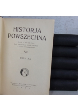 Historia Powszechna Tom I -VI 1931 r.