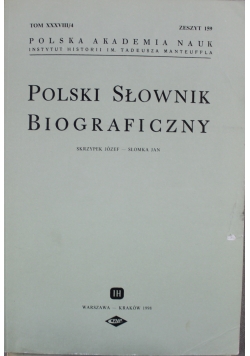 Polski słownik biograficzny zeszyt 159