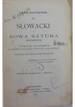 Słowacki i nowa sztuka , 1904r.