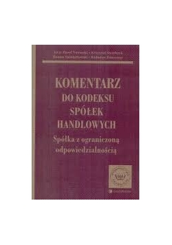 Komentarz do kodeksu spółek handlowych
