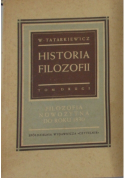 Historia filozofii, 1947 r.