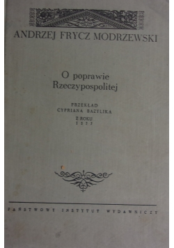 O prawie Rzeczypospolitej, 1953r.