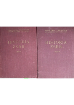 Historia ZSRR cz I i II