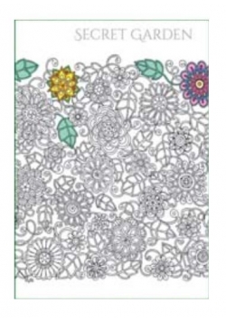 Brulion A4/96K kratka 1091 Secret Garden (5szt)