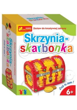Zestaw do kreatywnej zabawy - Skrzynia-skarbonka