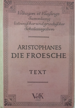 Aristophanes die frosche
