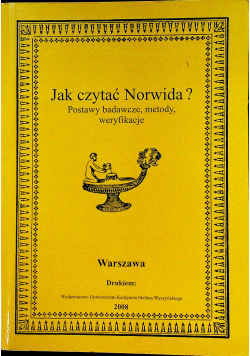 Jak czytać Norwida