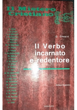 II Verbo inarnato e redentore