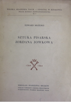 Sztuka pisarska Jordana Jowkowa