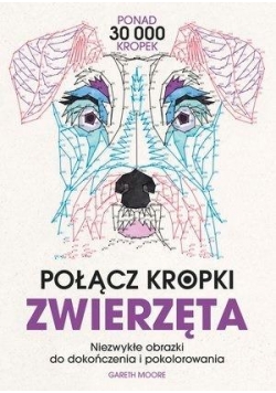 Połącz kropki. Zwierzęta